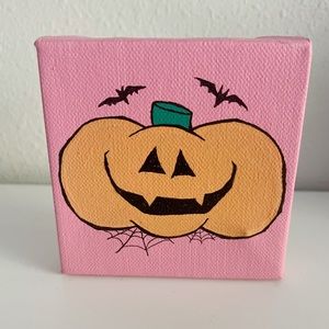 Mini Pumpkin canvas decor